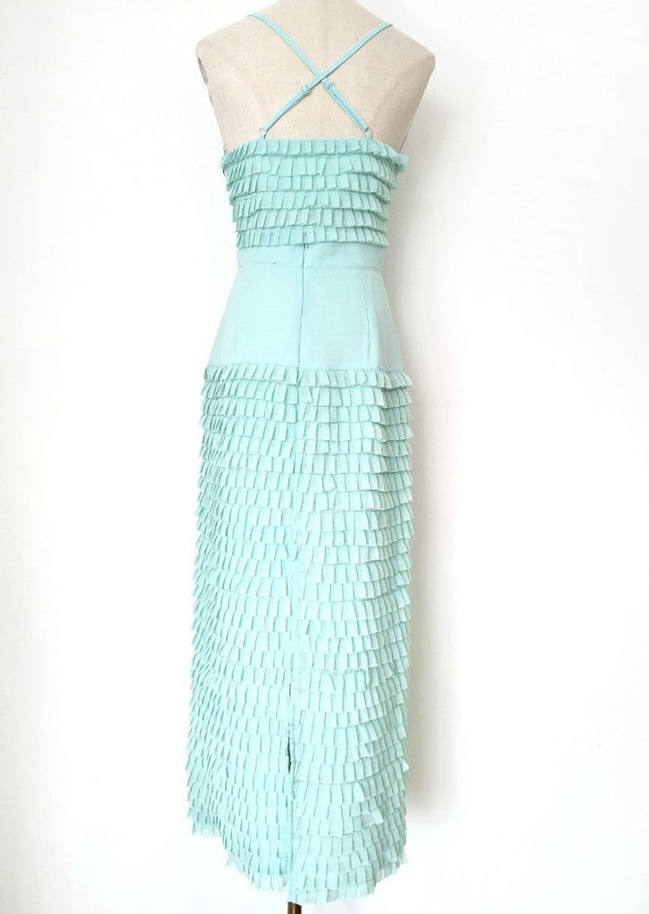 Am:EL Mint Frill All-Over Two Piece Set