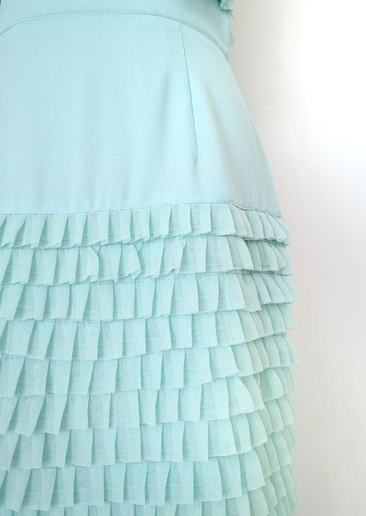 Am:EL Mint Frill All-Over Two Piece Set