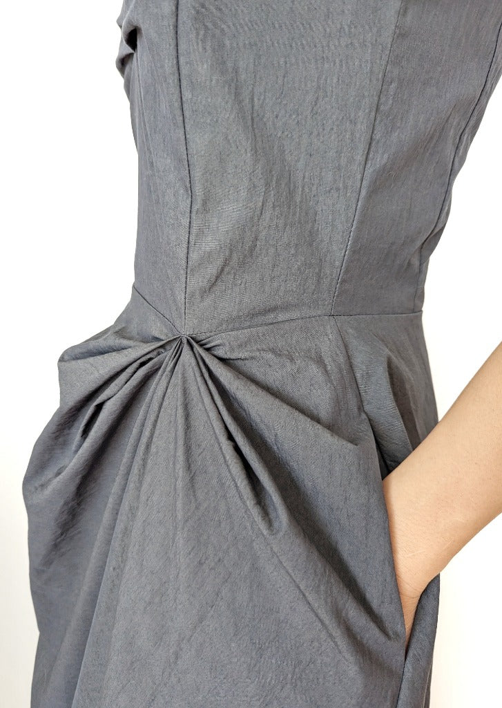 Am:EL Crinkle Twist Accent Maxi Dress
