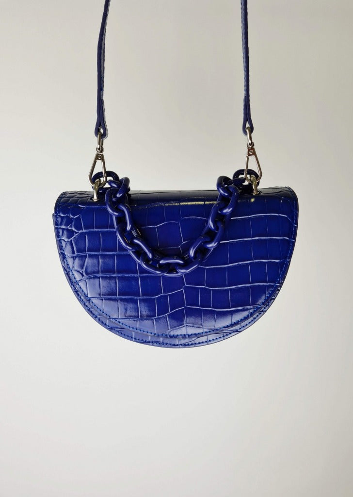 Unique Korean Fashion Leather Handbag -Half Moon Bag