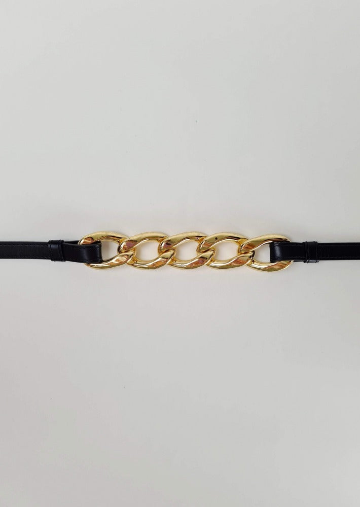Korean Clothes Korean Accessories Chunky Gold Chain Belt