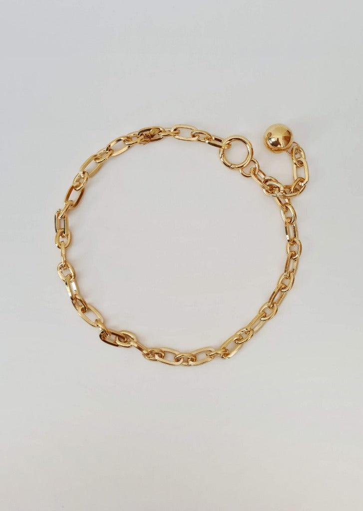 Korean Fashion Accessories - Chunky Gold Chain Necklace
