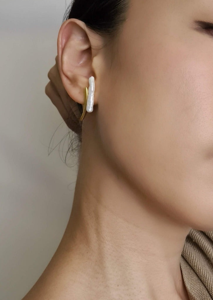 Pearl Dagger Earrings