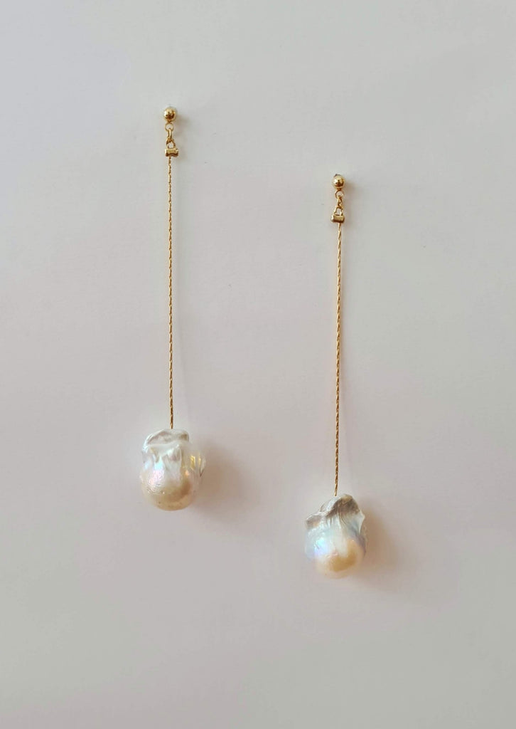 Colossal Pearl Drop Earrings