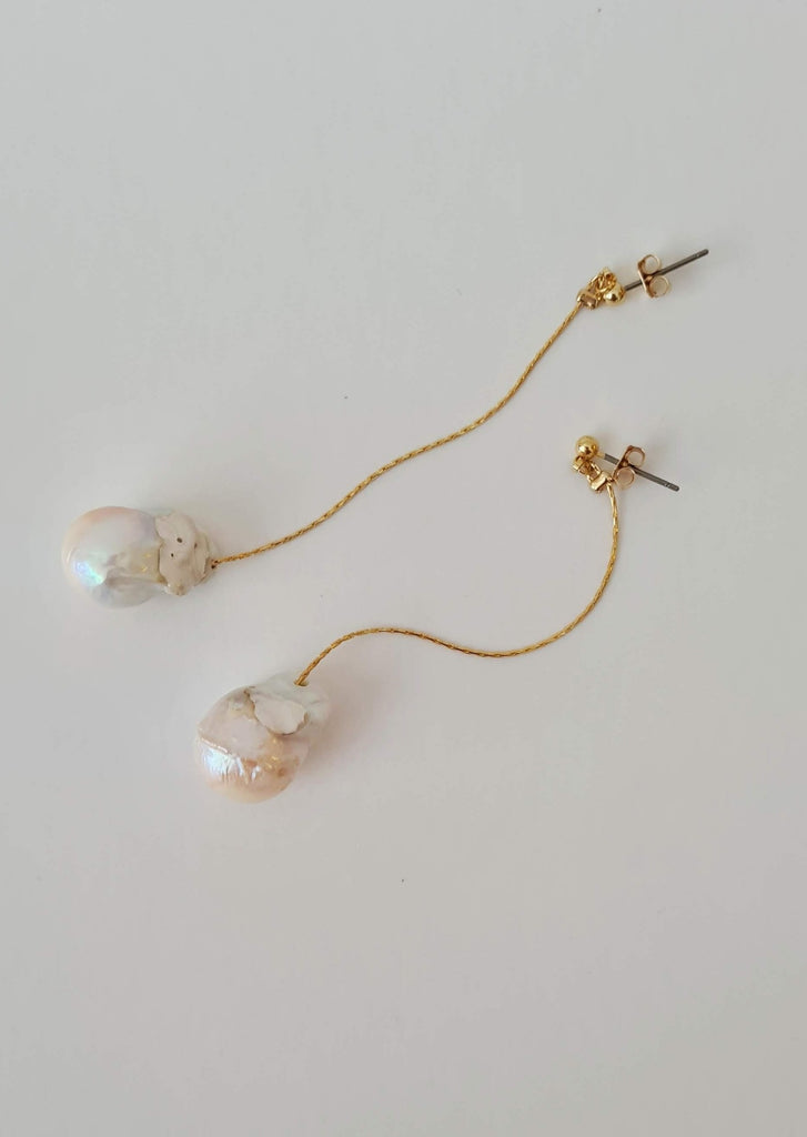 Colossal Pearl Drop Earrings