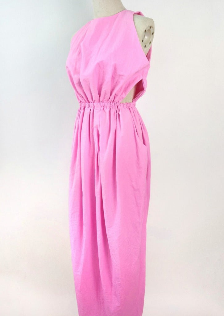 Am:EL Tickled Pink Side Cut Out Maxi