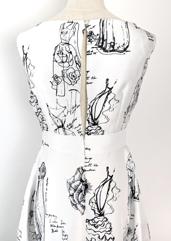 Am:EL Chloe's Rough Sketch Flair Dress